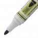 Pentel Everyday Drywipe Marker Bullet Tip 4.2mm Line width 2.1mm Black (Pack 12) - MW85-AE 59954PE