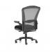 Houston Chair Mesh Back Black Fabric Seat With Arms OP000181 59959DY