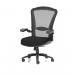 Houston Chair Mesh Back Black Fabric Seat With Arms OP000181 59959DY