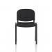ISO Stacking Chair Black Fabric Black Frame BR000055 59973DY