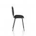 ISO Stacking Chair Black Fabric Black Frame BR000055 59973DY