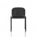 ISO Stacking Chair Black Fabric Black Frame BR000055 59973DY
