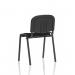 ISO Stacking Chair Black Fabric Black Frame BR000055 59973DY