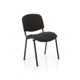 ISO Stacking Chair Black Fabric Black Frame BR000055 59973DY