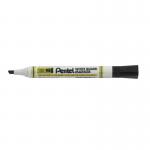 Pentel Everyday Drywipe Marker Chisel Tip Line Width 4.5mm - 1.8mm Black (Pack 12) - MW86-AE 59982PE