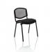 ISO Stacking Chair Mesh Back Black Fabric Black Frame BR000060 60064DY