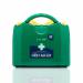 In the photo, the Crest Medical First Aid Blue Dot Large BS 8599-1 (2019) PGB First-Aid Kit is shown in a durable PGB Box with the label L9 60094WC. The kit contains a variety of items for first aid purposes and is easily identifiable with its blue dot.