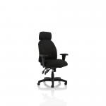 Jet Black Fabric Executive Chair OP000236 60106DY