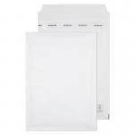 This picture features a pack of 100 Blake padded envelopes. The envelopes are white with a peel and seal closure. They measure 260x180mm and have a weight of 90gsm. The envelopes are padded with bubble lining for protection during shipping.