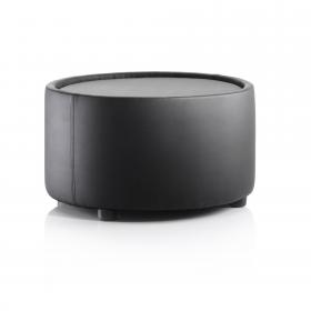 Neo Round Table Black Leather BR000096 60246DY