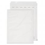 A pack of 100 Blake padded envelopes designed for secure mailing. They have a white exterior and use a peel and seal closure. The envelopes are made of 90gsm bubble padded material and measure 360x270mm, perfect for shipping items without damage.