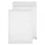 This picture features 50 Blake padded envelopes, each measuring 300x430mm with a white pocket and peel and seal closure. The envelopes are made from 90gsm paper and have a bubble-padded interior for extra protection during shipping. The simple and sleek design makes them ideal for any type of packaging.