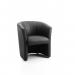 Dynamic Neo Single Tub Soft Seating Armchair Black Leather Finish - BR000100 60267DY