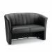 Dynamic Neo Twin Tub Soft Seating Sofa Black Leather Finish - BR000105 60288DY