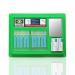 In this photograph, we see a complete Crest Medical Eye Wash Kit, including the Quick Check Eye Pod Station and all necessary components. The eye wash is prepared for quick and easy use in case of emergency, with everything neatly organized and labeled for maximum efficiency.