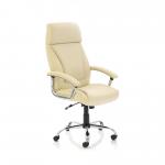 Penza Executive Cream Leather Chair EX000186 60386DY