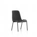 Polly Stacking Visitor Chair Black Polypropylene BR000202 60393DY