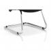 Portland Cantilever Chair Black Mesh With Arms EX000136 60407DY