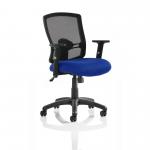 Portland Chair Blue Seat With Arms OP000219 60414DY