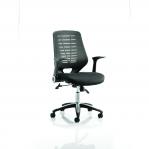 Relay Chair Airmesh Seat Black Back With Arms OP000115 60463DY