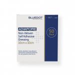 Advapore Fabric Non-Woven Adhesive Wound Dressing 10cm x 10cm (Pack 50) - 800036 60479WC