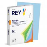Rey Adagio Paper A3 80gsm Blue (Ream 500) RYADA080X438 60628PC