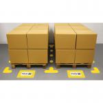 Beaverswood Warehouse Floor Signal Markers Circle Symbol PVC With Adhesive Backing 90mm Diameter Yellow (Pack 100) - FSO 60731BV