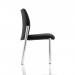 Academy Visitor Chair Black Fabric Back Without Arms BR000004 60743DY