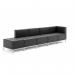 Infinity Modular Corner Unit Sofa Black Soft Bonded Leather BR000198 60813DY