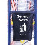 Racksack Hard-wearing and Re-usable General Waste Sack 160 Litre Capacity Blue With White Text (each) - RSB1GW 60843BV