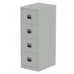 Qube by Bisley 4 Drawer Filing Cabinet Goose Grey BS0010 60939DY