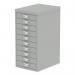 Qube by Bisley Multidrawer Unit 2910 NL Goose Grey BS0013 60960DY