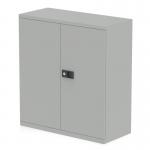 Qube by Bisley 2 Door Stationery Cupboard with Shelf Goose Grey BS0025 61044DY