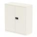 Qube by Bisley 2 Door Stationery Cupboard with Shelf Chalk White BS0026 61051DY