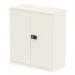 Qube by Bisley 2 Door Stationery Cupboard with Shelf Chalk White BS0026 61051DY