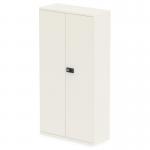 Qube by Bisley 2 Door Stationery Cupboard with Shelves Chalk White BS0029 61072DY