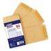 The picture shows a pack of 50 Pukka Pads Ltd Manilla Envelopes. Made from 80gsm paper, these envelopes measure 100mmx62mm and are gummed for secure closure. They feature the Pukka Post & Packaging logo and are perfect for storing money.