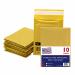 Pukka Post & Packaging Bubble Lined Envelopes Gold Peel and Seal Size A 120mmx175mm (Pack 10) - 7060-ENV(10) 61123PK