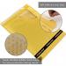 Pukka Post & Packaging Bubble Lined Envelopes Gold Peel and Seal Size C 170mmx225mm (Pack 10) - 7062-ENV(10) 61137PK