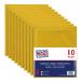 Pukka Post & Packaging Bubble Lined Envelopes Gold Peel and Seal Size E 240mmx275mm (Pack 10) - 7064-ENV(10) 61151PK