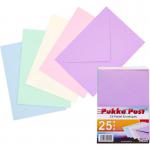 Pukka Post Soft BlueLeaf Bird GreenVanillaAmethyst) Gummed 100gsm 114mmx162mm (Pack 25) - 9059-ENV 61207PK