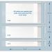 Beaverswood Self-Adhesive PVC Label Holder (Clear) With White Card For Shelving and Racking H30mmxW1m White (Pack 10) - AL310 61291BV
