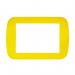 Frames4Floors PVC Floor Label Holders For Warehouse A4 (210mmx295mm) Yellow (Pack 10) - FF4Y10 61347BV