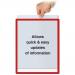 Frames4Docs Magnetic DocumentLiterature Frame A3 Black (Pack 10) - MFD3BK10 61389BV