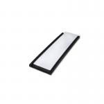Beaverswood Magnetic PVC Label Holder (Clear) With White Card For Shelving and Racking H30mmxW80mm (Pack 100) - ML38 61431BV