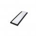 Beaverswood Magnetic PVC Label Holder (Clear) With White Card For Shelving and Racking H30mmxW80mm (Pack 100) - ML38 61431BV