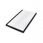 Beaverswood Magnetic PVC Label Holder (Clear) With White Card For Shelving and Racking H60mmxW100mm (Pack 100) - ML610 61459BV