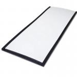 Beaverswood Magnetic PVC Label Holder (Clear) With White Card For Shelving and Racking H80mmxW200mm (Pack 50) - ML820 61480BV