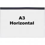 Beaverswood Magnetic Industrial Strength Document Pockets A3 Horizontal Clear (Pack 10) - MP3H10 61522BV