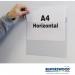 Beaverswood Magnetic Industrial Strength Document Pockets A4 Horizontal Clear (Pack 10) - MP4H10 61529BV